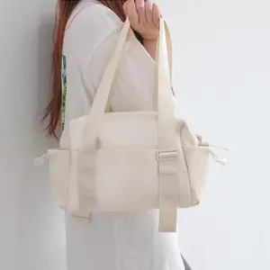 Mini Gym Bag for Women Small Waterproof Travel Duffle with Wet Compartment Cute Workout Sport Shoulder Bag Compact Tote for Fitness