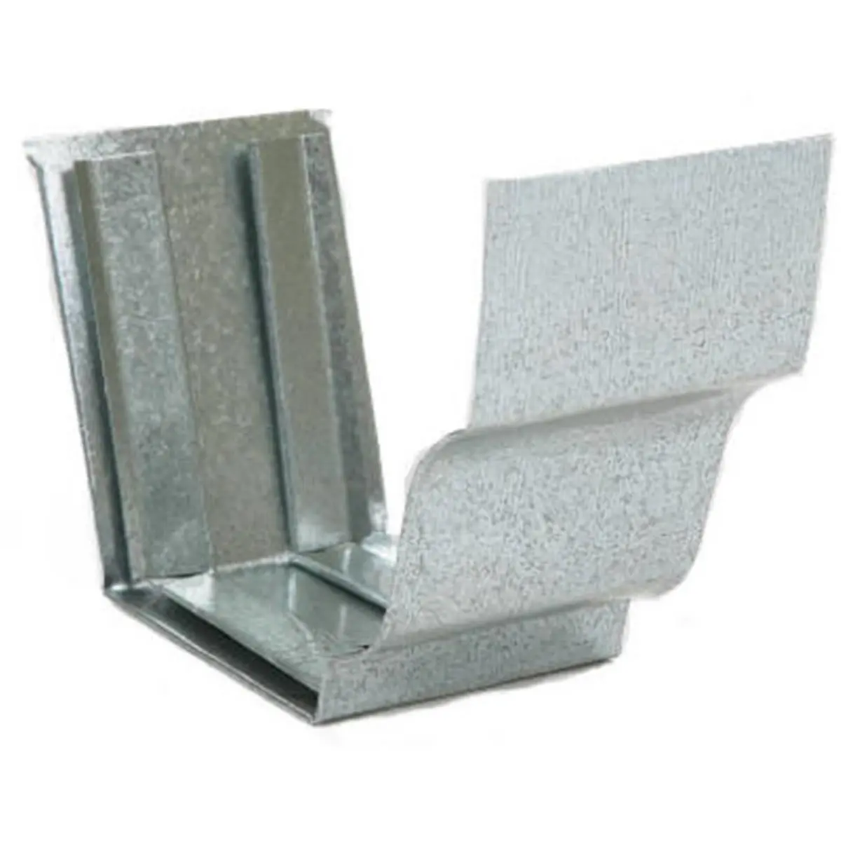 Amerimax Home Products 4 in. Mill Finish Galvanized Steel Metal Gutter Slip Connector, 0.17 Lbs., 4x2.5x3.5 in, for Joining Gutter Pieces (Sports & Outdoor Water Sports Sailing Use), 4 X 2.5 X 3.5 In., Gutter Joining