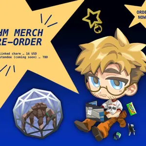 pre-order SPACE DUO CHARM || 3" Linked Acrylic Keychain || Ships Mid to Late April