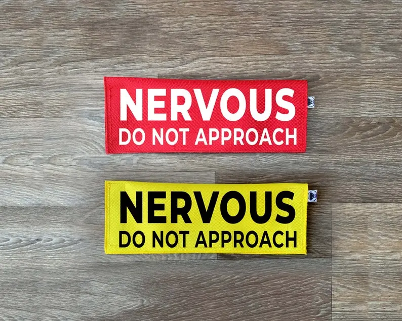 Nervous - Do Not Approach Leash Sleeve