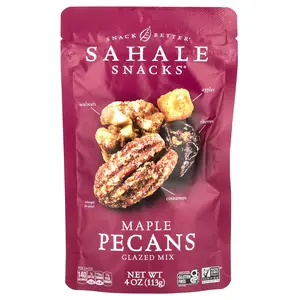 Sahale Snacks Glazed Mix, Maple Pecans, 4 oz (113 g)
