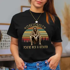 Obviously You're Not A Golfer Vintage T-Shirt, Big Lebowski Shirt, The Dude Shirt, 90s Movie Shirt
