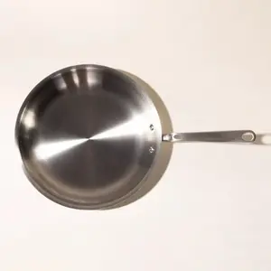 Made In Stainless 5-Ply Steel Fry Pan - 8", 10", 12" - Induction Friendly, Lifetime Warranty