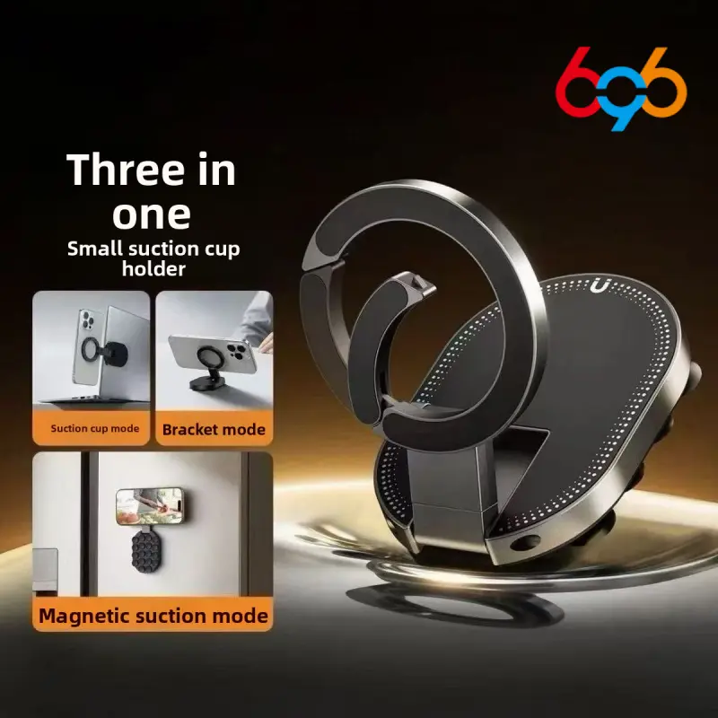 suction cup phone holder  magnetic desktop stand  Universal Smartphone Holder Magnetic Phone Holder with Suction Cup suitable for smartphones, glass windows, mirrors, laptops, Tablet Phone Mount Mobile Phone Holder