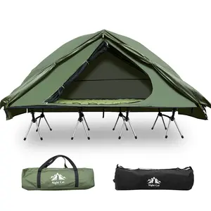 Night Cat Camping Cot Tent Waterproof 1 Person Off-Ground