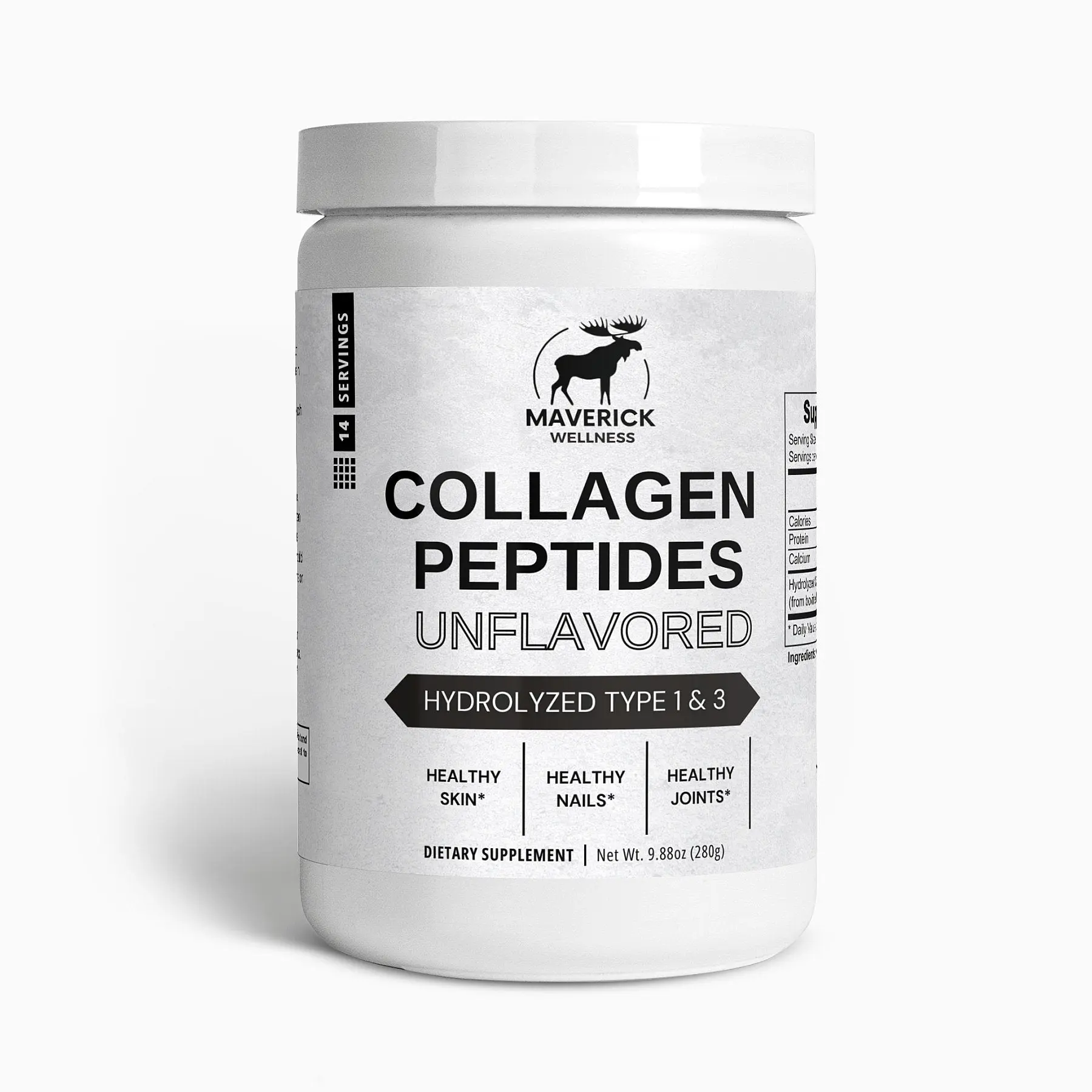 Hydrolyzed Collagen Protein Powder - Unflavored - Type 1 & 3 - Grass Fed Keto Collagen Powder for Women & Men - Vital Hair, Skin, Nails, Joints, Recovery Beauty Supplement Healthcare Edible Dietary Fitness