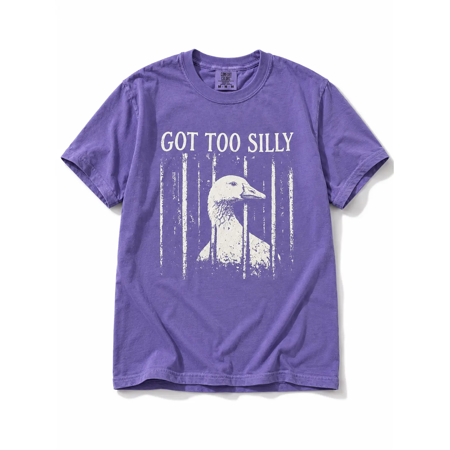 Plus/Reg Short Sleeve "Got Too Silly" Graphic Tee