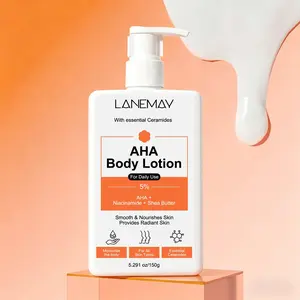 5% Aha Body Lotion, 150g, Niacinamide, Moisturizing Smooth, Brightening Skin, Daily Body Care, Suitable for All Skin Types