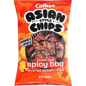 CALBEE ASIAN-STYLE Potato Chips Exotic Flavors(Chinese Hot Pot/Thai Style Yellow Curry/Umami Salt/Korean Style Spicy BBQ)