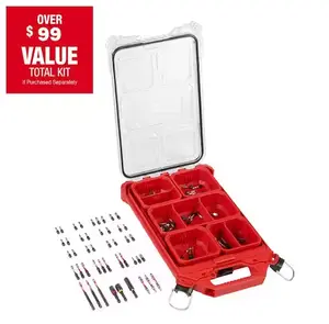 Milwaukee 48-32-5157 Shockwave 90 PC Impact Driver Bit Set w/ Packout Case