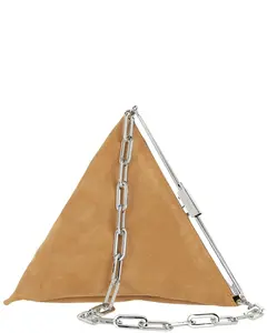 By FAR Prisma Suede Shoulder Bag