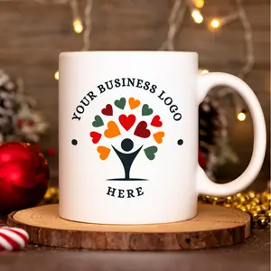 Custom Business Logo Mug, Personalized Company Branding Gift, Personalized Company Coffee Mug, Custom Logo Cup for Staff & Clients Your Business Logo Here Mug, Corporate Gift Idea, Branded Coffee Cup, Add Your Business Logo