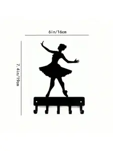 Sturdy Ballet Dancer Wall Hooks — Multifunctional Home Storage and Decoration