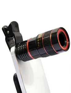 Phone Camera Lens, 8XHD Portable Phone Telescope Lens Clip-OnZoom for Camping Hiking