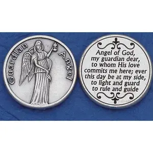 Guardian Angel Italian Pocket Coin