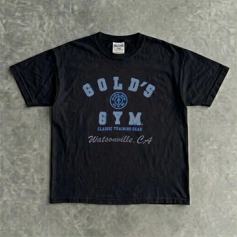 vintage golds gym tshirt - TikTok Shop