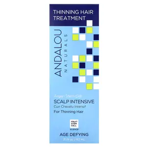 Andalou Naturals Argan Stem Cell, Scalp Intensive, Thinning Hair Treatment, Age Defying, 2.1 fl oz (62 ml)