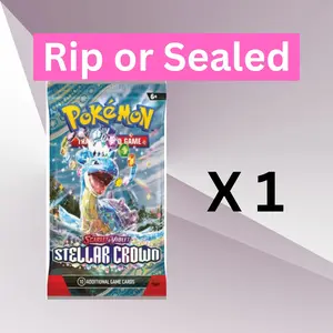 Pokemon Stellar Crown Scarlet & Violet - English Booster Pack NEW Factory Sealed TCG Cards (1)