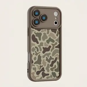 2025 New Camo Pattern iPhone 17 Pro max Phone Case Sika deer Shockproof Rubber Cover for iPhone 17 Air Promax 17Pro 11 12 13 14 15 16,Gifts for Hunter Outdoor enthusiast