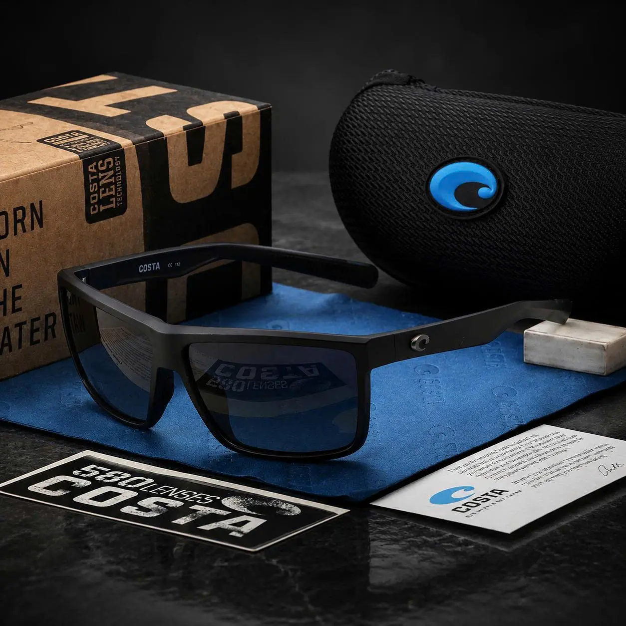 Full Box Costa Del Mar Rinconcito Polarized Sport Sunglasses UV Protection Fishing Driving Outdoor Shades for Men Women