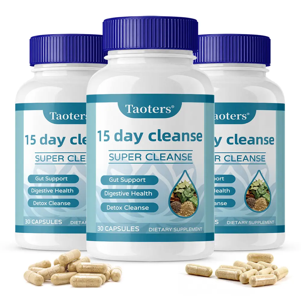 3 Bottle, 15 day gut cleansing Health Supplement，   intestinal health support