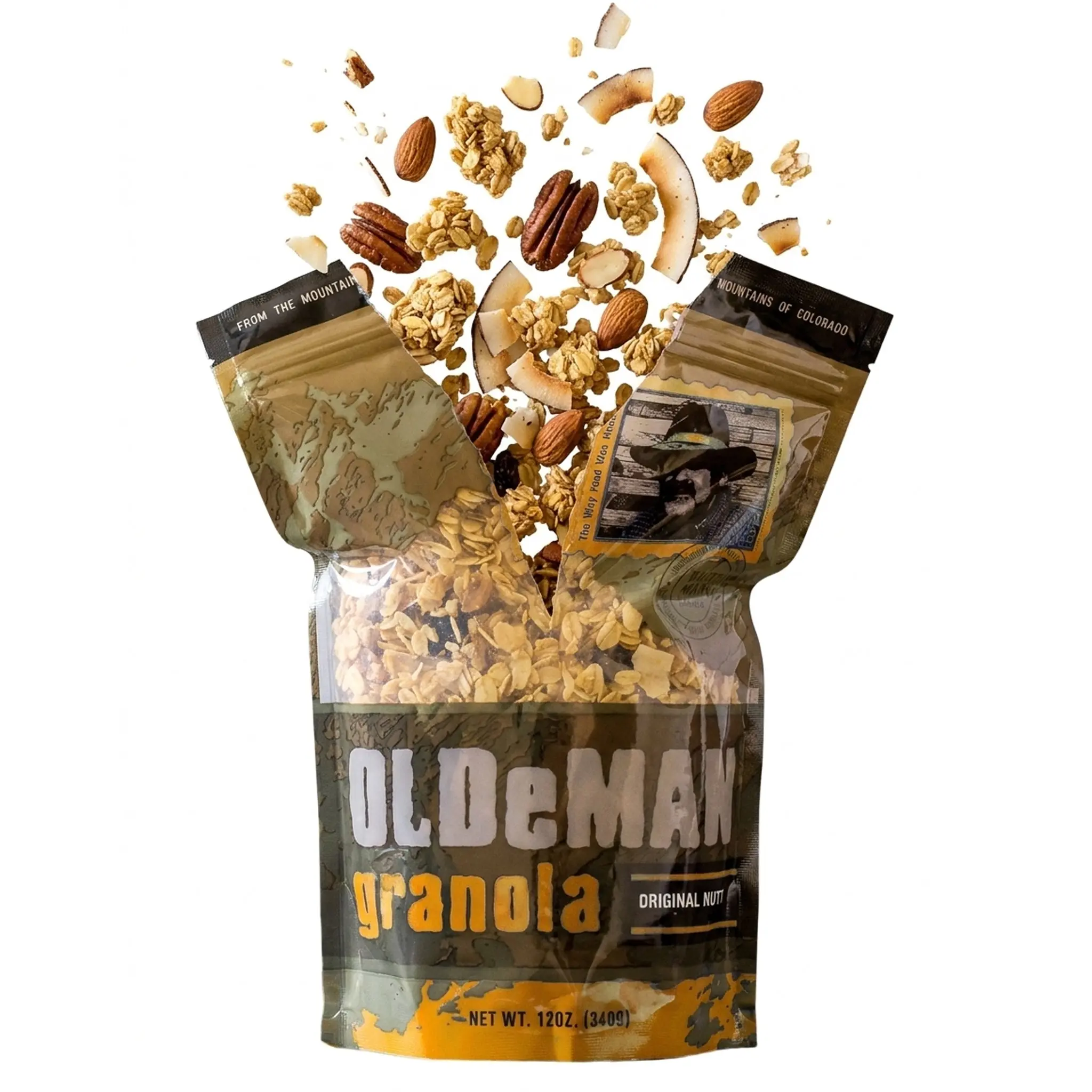 Olde Man Granola Natural Original Nut Granola 12 oz