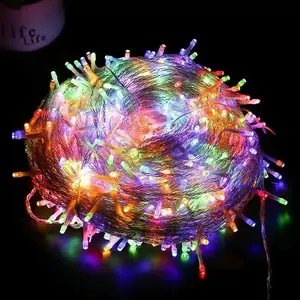 LED Garland String Lights 10m Christmas Tree Wedding Decoration Waterproof Holiday Fairy Light Indoor Outdoor 110V US Plug Lamp