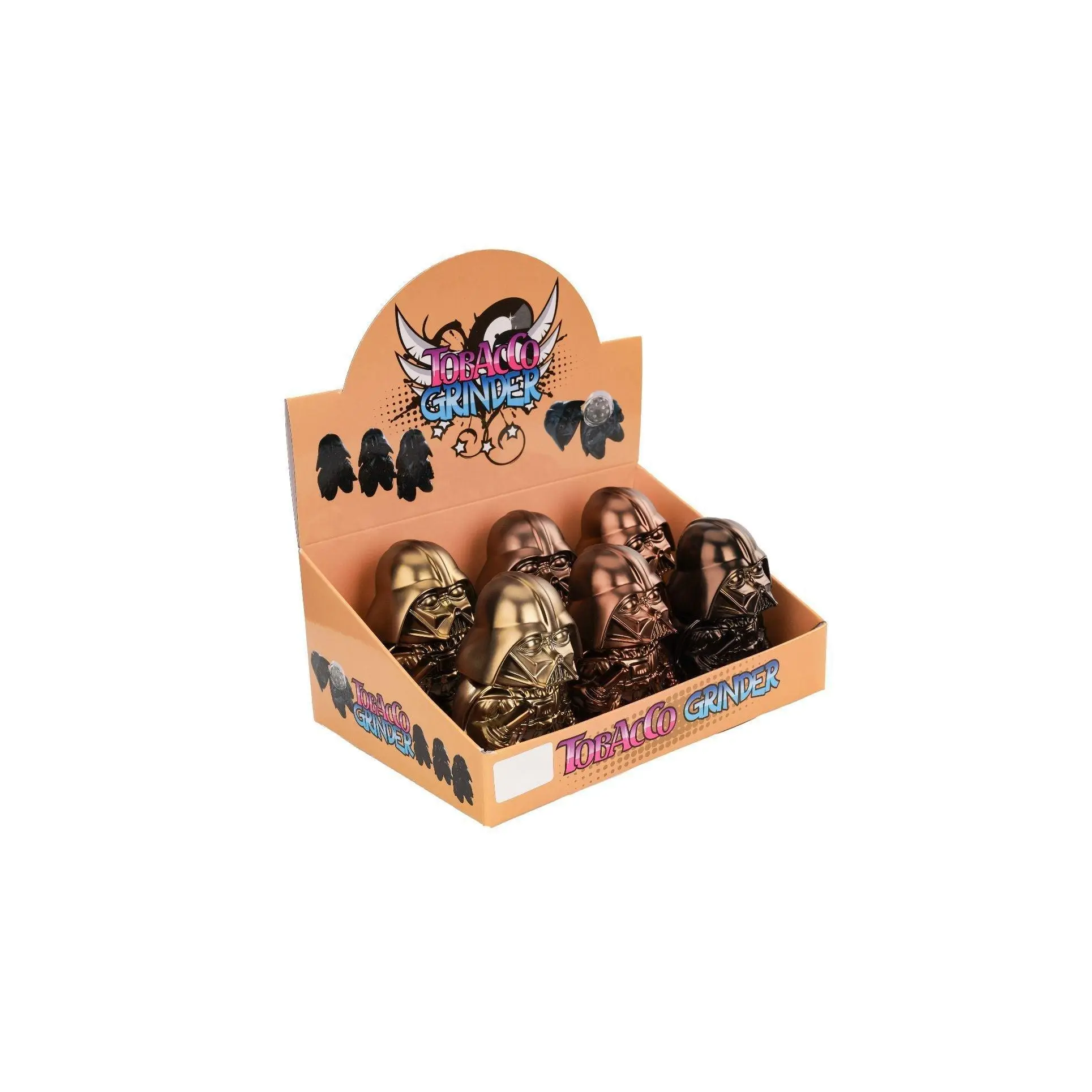 Herb & Spice Grinder 55mm – Printed Design, Plastic Shell, Aluminum Teeth | Choose Design