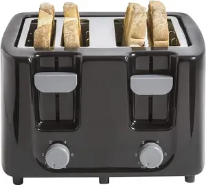 CE-TT029 Toaster, 4 Slice,Cool Touch, Black