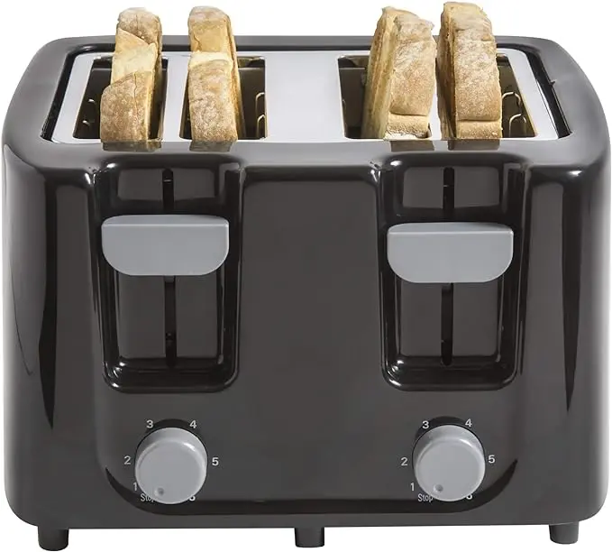 CE-TT029 Toaster, 4 Slice,Cool Touch, Black