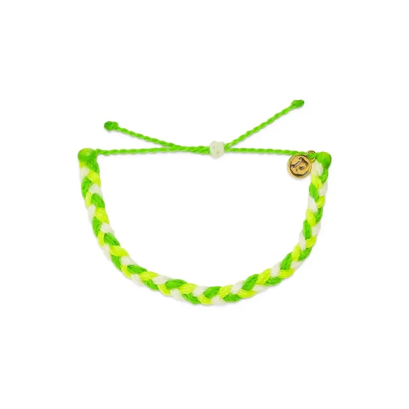 Puravida Lemon Lime Braided Bracelet