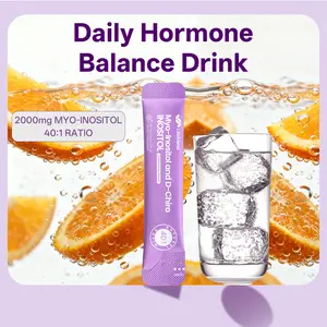 Lifefriend Hormone Balance Drink Mix for Women – 1 Stick Inositol Powder Calamansi Flavor Drink with 2000mg Myo-Inositol + D-Chiro 40:1 Ratio, Vitamin D, Folate, Cycle Support, Energy & Mood