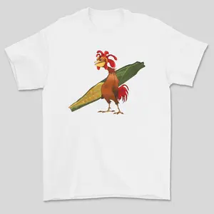 Funny Corn Chicken T-Shirt for Men Women, Cute Farm Animal Graphic Tee, Corn Cob Rooster Cartoon T-Shirt, Funny Country Farm Shirt, Cottagecore Chicken Lover Tee, Gift for Farmers Animal Lovers, Casual Summer Streetwear Shirt
