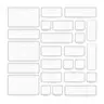 Clear Plastic Drawer Organizer Tray for Makeup, Kitchen Utensils, Jewelries and Gadgets