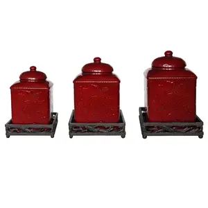 Savannah Canister & Base Set