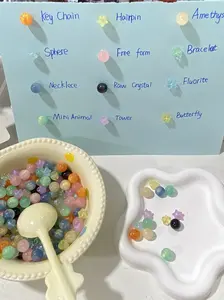 Crystal Beads Bundle Strawberry Quartz