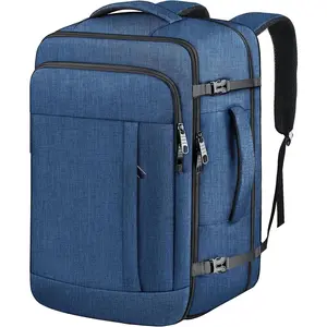 55L  Travel Backpack for Men & Women, 60L Expandable Big Capacity For Airplanes, Travel Gifts for Men Women, Carry  Backpack Fits 18.4 Inch Laptop, Luggage Suitcase Daypack Bag, Blue