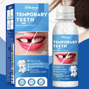 Moldable Dental Gel Dentures Temporary Fillings Cavities and Teeth Fillings Temporary Tooth Filling Denture Kit Oral false tooth fake