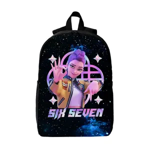 67 SIX SEVEN Backpack Schoolbag Back to school Large Capacity Laptop Cartoon Backpack Travel Backpacks Fan