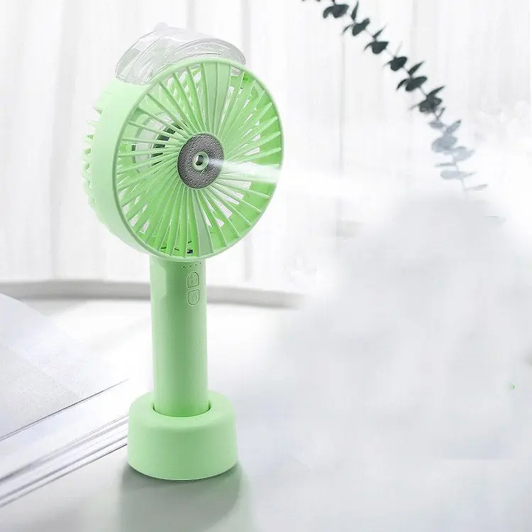 USB handheld fan, Charging Cable, 1 Fan Host, 1 Water Storage Bottle