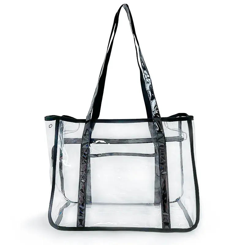 Pvc Tote Clear Tote Bag For Women Waterproof Sandproof Beach Shoulder Bag Handbag