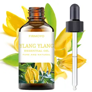 Ylang Ylang Essential Oil 3.38oz, Hair & Skin Care, Massage Diffuser Humidifier Scent, Unisex Meditation Aromatherapy, Moisturizing Hydrating Grade a