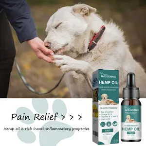 New High-end 30ml Pet Seed Oil Natural Pain And Anxiety Relief For Dogs&cats Vitamins B, C, E Enhance Physical Fitness Oil F4g3