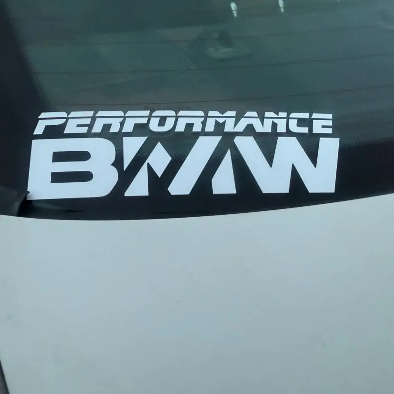 BMW Performance Decal | Motorsport Racing Style Vinyl Sticker