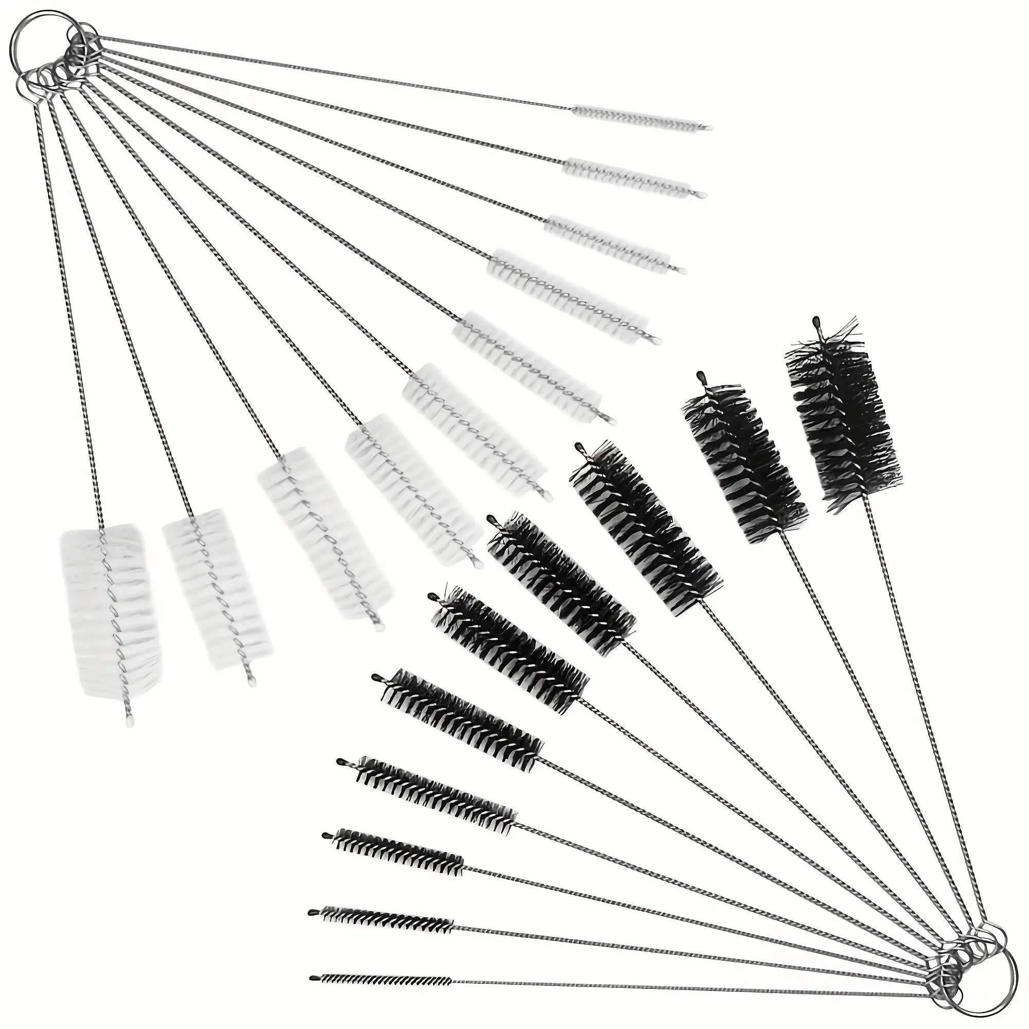 Stainless Steel Bottle Brushes, Reusable Straw Cleaning Brush, Bottle Cleaning Brushes