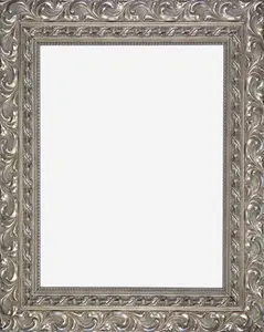 Framed Dry Erase Board - Ornate Antique Silver Finish Frame