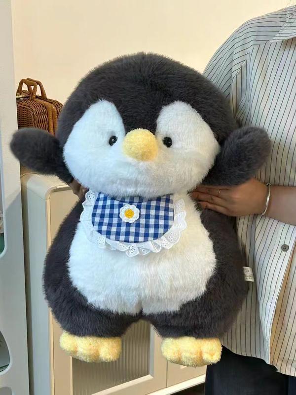 Cute Plush Toy Doll Soothing Doll Birthday Gift in Purple Penguin Design for Kids Perfect for Special Moments Comfort