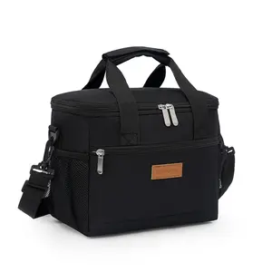 Oxford cloth lunch bag, leak proof lunch bag, large capacity outdoor portable lunch bag, picnic camping bento bag, waterproof and wear-resistant portable lunch box bag