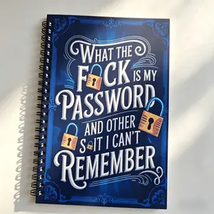 Vintage Style Password Notebook, Hardcover Durable Password Keeper Book for URLs Logins Passwords, Compact Organizer for Digital Life Security