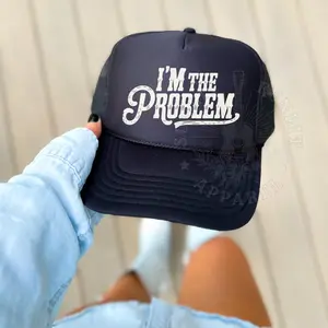 I'm The Problem Hat, Wallen Trucker Hat, Sand In My Boots Festival, Country Trucker Hats, Country Music Hat, Wallen Merch, Southern Theme